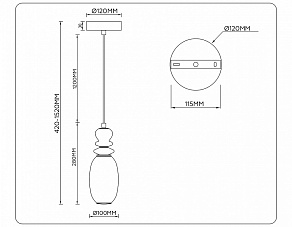Подвесной светильник Ambrella Light LH LH53141