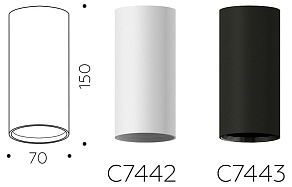 Накладной светильник Ambrella Light C C7443