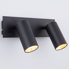 Спот Eurosvet Fleur 20066/2 черный/золото 10W