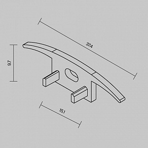 Заглушка для профиля Maytoni Led Strip  642085