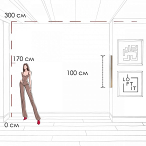 Накладной светильник Loft it Mondrian 10408W/1000