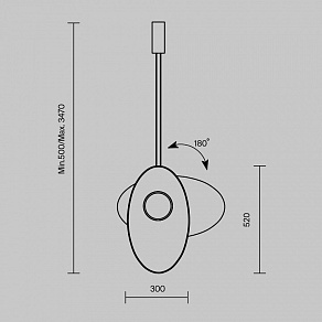 Подвесной светильник Maytoni Evolution MOD396PL-L10BL3K