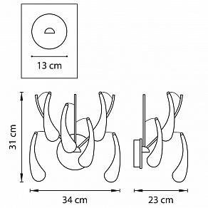 Бра Lightstar Manica 794634
