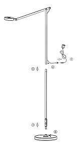 Торшер Globo Wilo 24125S