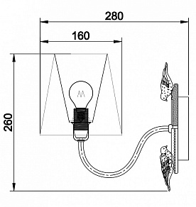 Бра Maytoni Bouquet ARM023-01-S