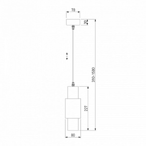 Подвесной светильник Eurosvet Bento 50204/1 LED