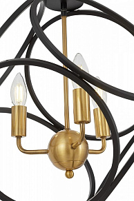 Подвесная люстра LUMINA DECO Casai LDP 1243-3 BK+MD