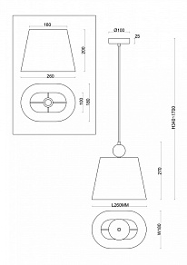 Подвесной светильник Freya Soho FR2028PL-01N