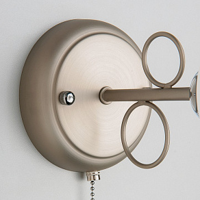 Бра Eurosvet Tondo 70095/1 сатин-никель