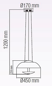 Подвесной светильник Horoz Electric Vista HRZ00002219