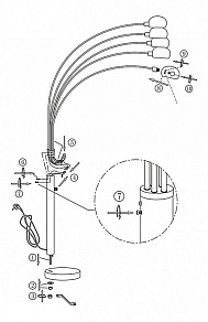 Торшер Globo Classic Style 58224