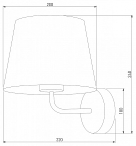 Бра TK Lighting Maja 1880 Maja Grafit