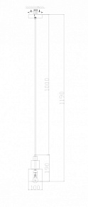 Подвесной светильник Freya Moke FR4006PL-01BS