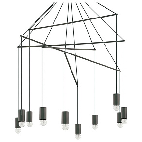 Подвесная люстра Ideal Lux Pop POP SP10 NERO