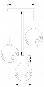Подвесной светильник Moderli Amo V11523-3P