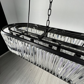 Подвесной светильник Imperiumloft Odeon Clear Glass Black 248522-22