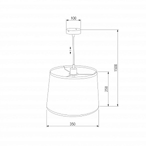 Подвесной светильник Eurosvet Snowy 70076/3 белый