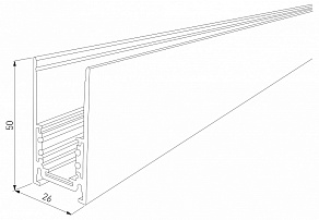 Трек накладной Elektrostandard Slim Magnetic 85127/00