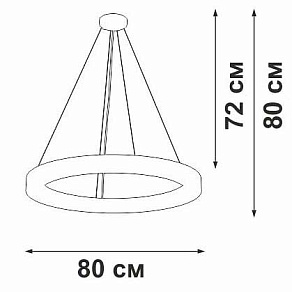 Подвесной светильник Vitaluce V3890 V3890-0/1S