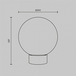 Настольная лампа декоративная Maytoni Basic form MOD321TL-01G3