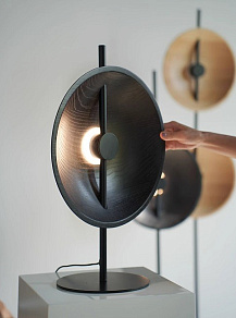 Настольная лампа декоративная Inodesign Delano Delano Wood Black 44.5235