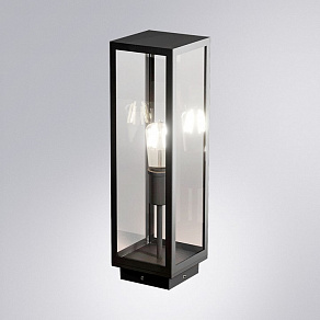 Наземный низкий светильник Arte Lamp Belfast A4569FN-1BK