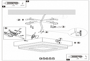 Накладной светильник Eglo ПРОМО Fradelo 95655