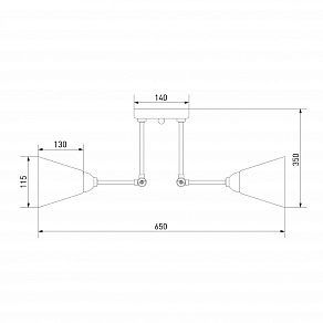Люстра на штанге Eurosvet Nigella 70052/6 серый/серебро