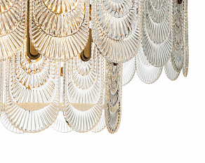 Люстра на штанге Indigo Salice 12022/B/9R Brass