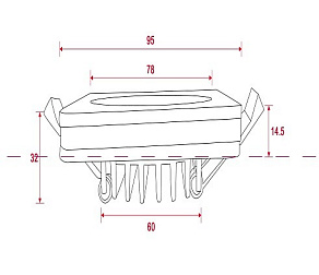 Встраиваемый светильник Maytoni Phanton DL303-L12W