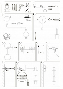 Накладной светильник Nowodvorski Monaco 9362
