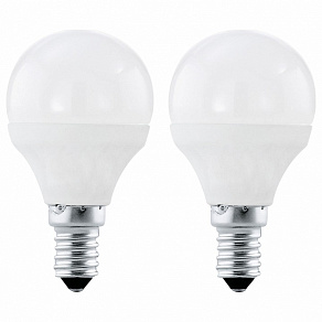 Лампа светодиодная [поставляется по 10 штук] Eglo P45 Valuepack E14 4Вт 3000K 10775