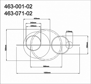 Накладной светильник Velante 463 463-001-02