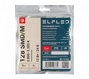 Лента светодиодная ELFLED  ELFLED-24128-PRO140ww