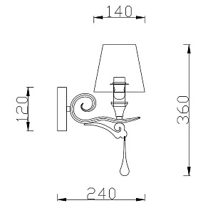 Бра Rivoli Barbara A1 WT Б0038144