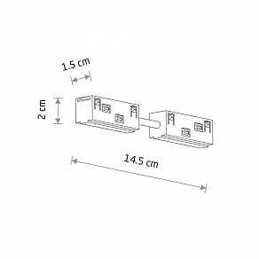 Соединитель линейный для треков Nowodvorski Lvm 11628