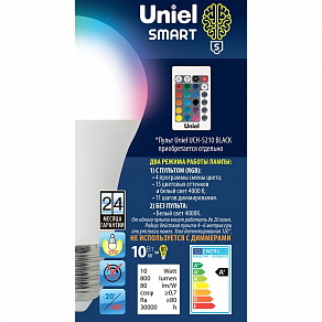 Лампа светодиодная Uniel  E27 10Вт 4000K UL-00006530