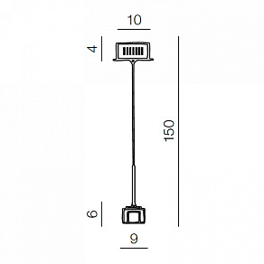 Подвесной светильник Azzardo Box 1 AZ0036