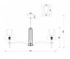 Подвесная люстра Maytoni Krona MOD076PL-08N