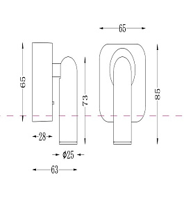 Спот Maytoni Mirax C039WL-L3W3K