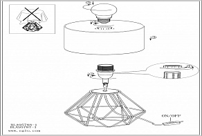 Настольная лампа декоративная Eglo ПРОМО Carlton 2 95787