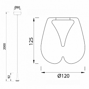 Подвесной светильник Mantra Andromeda 8931+8942