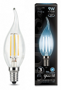 Лампа светодиодная Gauss 1048 E14 9Вт 4100K 104801209