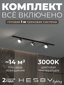 Комплект трековый Hesby Lighting Skylite №13 HSBL_kompl_S013_VI1B3K