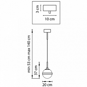 Подвесной светильник Lightstar Globo 813111