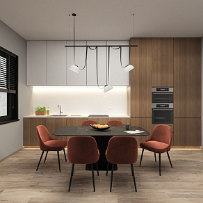 Накладной светильник Denkirs Belty Flow DK5660-WH+BK