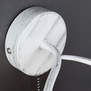 Бра Eurosvet Camomile 70089/1 белый с серебром