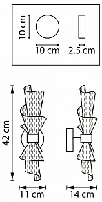 Бра Lightstar Acrile 737672