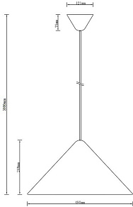 Подвесной светильник Milosh Tendence 0913 0913PL-1KH
