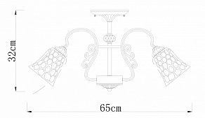 Люстра на штанге Arte Lamp Nicole A2702PL-8AB